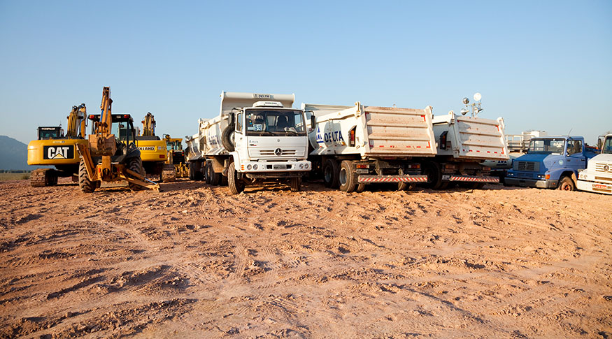 #PraCegoVer paisagem com industria
