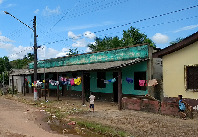 #praCegoVer Casa no setor urbano de Caracaraí, em Roraima