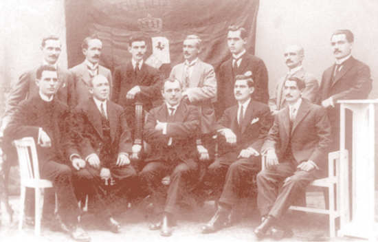 Diretoria da Sociedade de Beneficência Espanhola. São Paulo – 1919. Sociedade Hispano-Brasileira de Socorro Mútuo