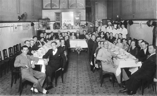 Restaurante Schnaider. Coleção Malamud / Arquivo Geral da Cidade do Rio de Janeiro