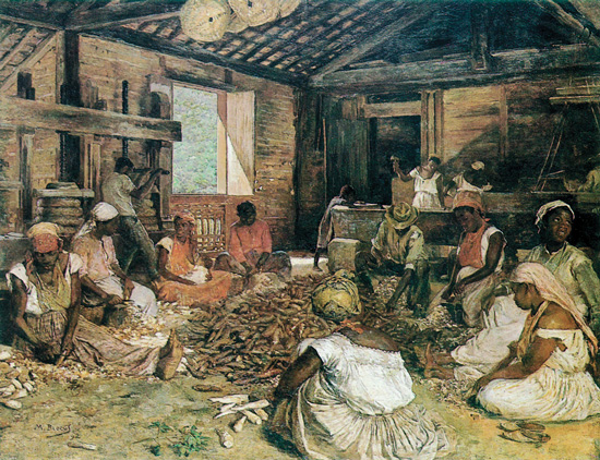 Modesto Brocos - Engenho de Manidoca -1892 - Óleo sobre a tela - 59x75,5 - Museu Nacional de Belas Artes - RJ